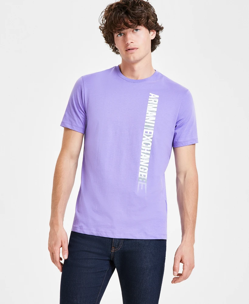 A|X Armani Exchange Men's Short Sleeve Crewneck Logo Graphic T-Shirt