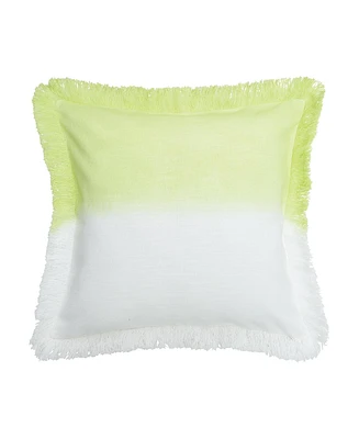 carol & frank Aster Citron Throw Pillow