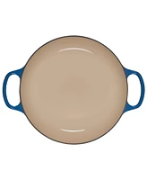 Le Creuset Cast Iron Braiser with Embossed Olive Branch, 3.5 Qt