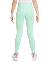 Nike One Big Girls' High-Waisted Full-Length Leggings