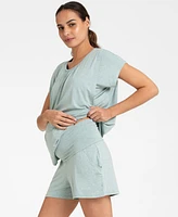 Seraphine Women's Ultra-Soft Maternity and Nursing Short Pajamas