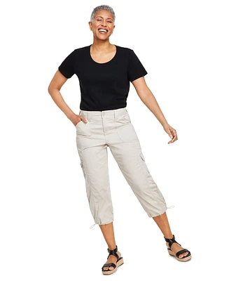 Style & Co Women's Cargo Capri Pants, Created for Macy's