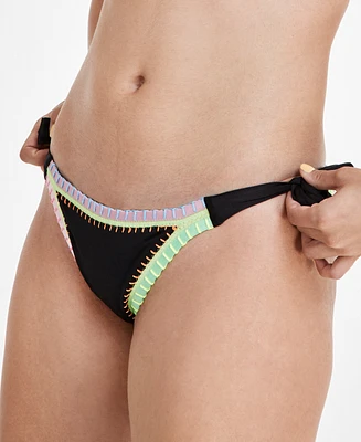 Ferrarini x Pq Crochet-Trim Bikini Bottoms, Created for Macy's
