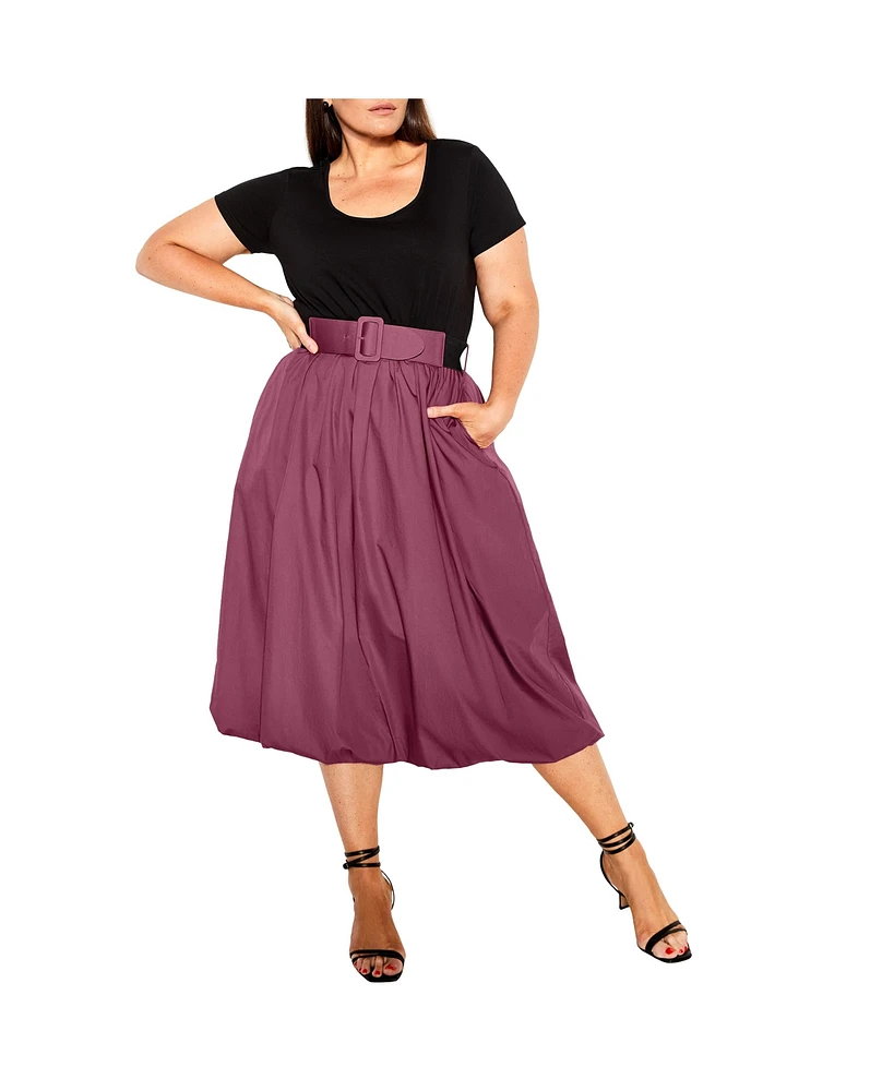 City Chic Plus Paris Days Dress