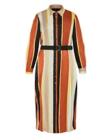 City Chic Women's Norah Print Dress