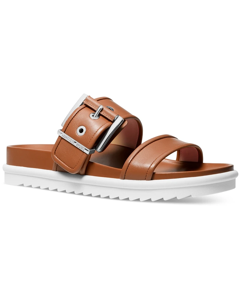 Michael Kors Women's Colby Buckled Slide Flat Sandals