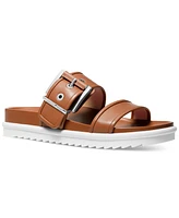 Michael Kors Women's Colby Buckled Slide Flat Sandals