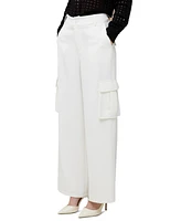 French Connection Women's Combat Wide-Leg Side-Pocket Trousers