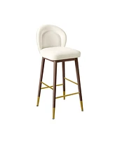 Tov Furniture 1 Pc. Velvet Barstool