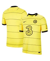 Men's Nike Yellow Chelsea 2021/22 Away Breathe Stadium Jersey