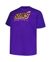 Men's Fanatics Purple, Orange Phoenix Suns Big and Tall Short Sleeve Long T-shirt Set