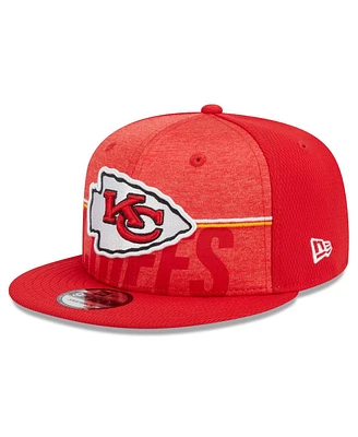 Men's New Era Red Kansas City Chiefs 2023 Nfl Training Camp 9FIFTY Snapback Hat