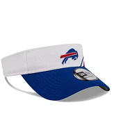 Men's New Era White, Royal Buffalo Bills 2023 Sideline Adjustable Visor