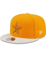 Men's New Era Gold Houston Astros Tiramisu 9FIFTY Snapback Hat