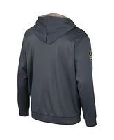 Men's Colosseum Charcoal Miami Hurricanes Oht Military-Inspired Appreciation Pullover Hoodie