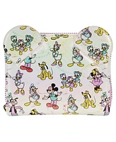 Men's and Women's Loungefly Disney100 All-Over-Print Zip-Around Wallet