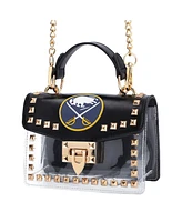 Women's Cuce Buffalo Sabres Studded Clear Crossbody Purse