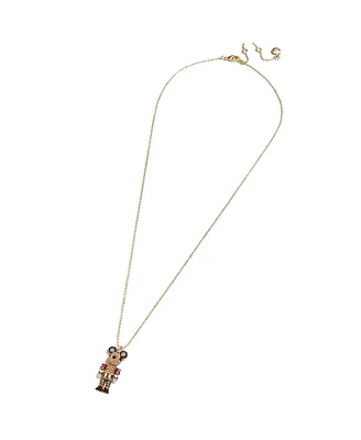Women's Baublebar Mickey Mouse Nutcracker Pendant Necklace