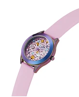 Guess Women's Analog Pink Silicone Watch 34mm