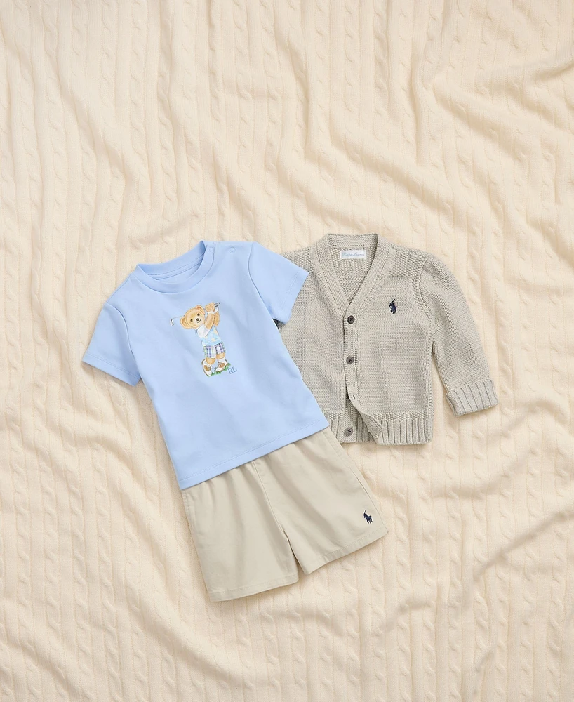 Polo Ralph Lauren Baby Boys Classic Twill Pull-on Short