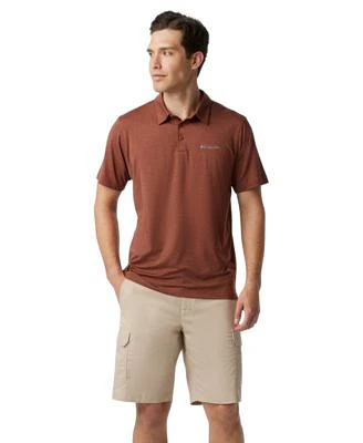 Mens Columbia Carter Crest Polo With Comfort Stretch Cargo Shorts