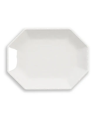 TarHong Bamboo Raised Rim Octagonal Platter, 16"