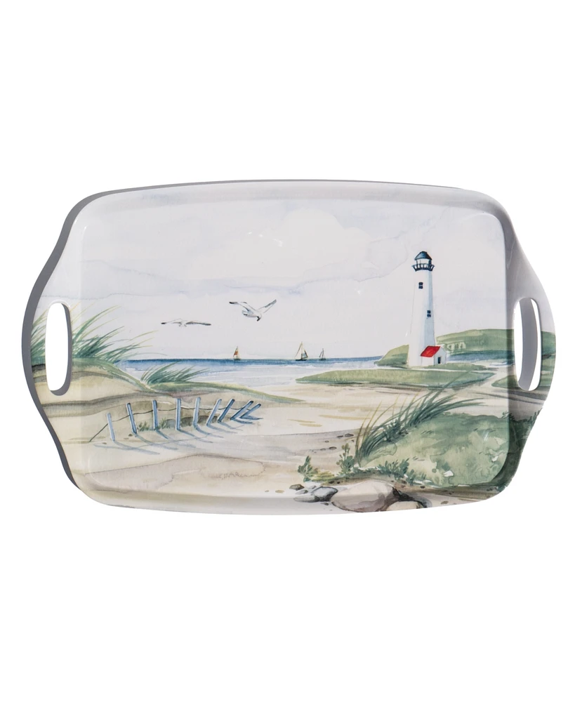 TarHong By The Shore Handled Tray, 19.1"