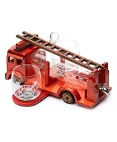 The Wine Savant Firetruck Decanter, Set of 3