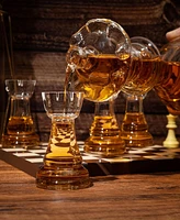The Wine Savant Chess Decanter, Set of 5