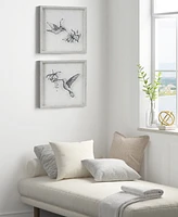 Urban Habitat Humming Birds 2-Pc. Framed Graphics Wall Art Set