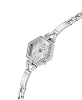 Women's Analog Silver-Tone Steel Watch 28mm