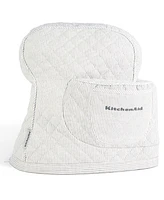 KitchenAid Fitted Tilt-Head Ticking Stripe Stand Mixer Cover with Storage Pocket Quilted, 14.37" x 18" 10"