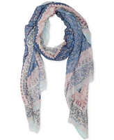 Steve Madden Women's Paisley Bordered Oblong Scarf