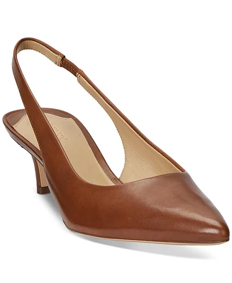 Lauren Ralph Women's Lolah Pointed-Toe Slingback Pumps