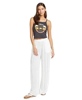 Volcom Juniors' Stoneshine Wide-Leg Pants