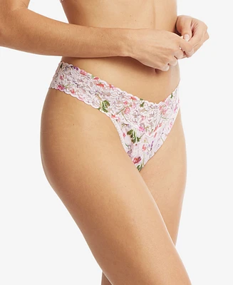 Hanky Panky Printed Signature Lace Original Rise Thong, PR4811