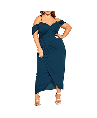 City Chic Plus Entwine Maxi Dress