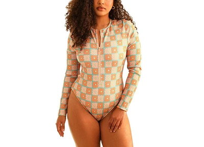 Women's Shoal Front Zipper Long Sleeve One Piece