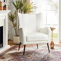 Halligan Upholstered Armchair with Nailhead Trims