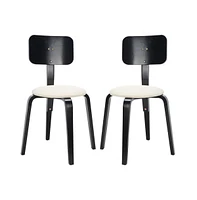 Jo Upholstered Stackable Dining Chair (Set Of 2)