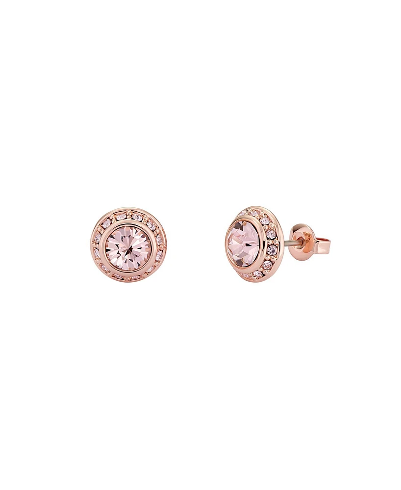 Soletia: Solitaire Sparkle Crystal Stud Earrings