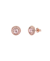 Soletia: Solitaire Sparkle Crystal Stud Earrings