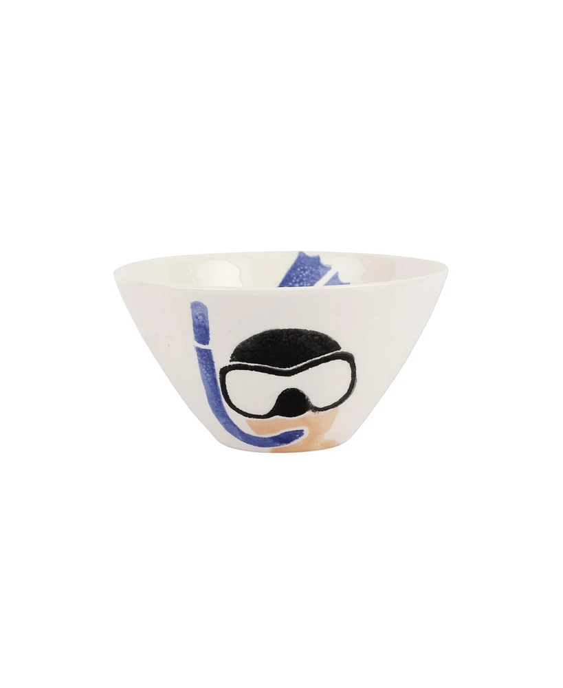 Vietri Riviera Scuba Cereal Bowl