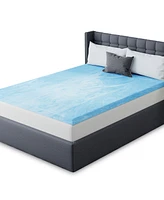 Vibe 3" Gel Swirl Memory Foam Mattress Topper