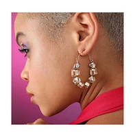 Sohi Women's Romance Hoop Earrings