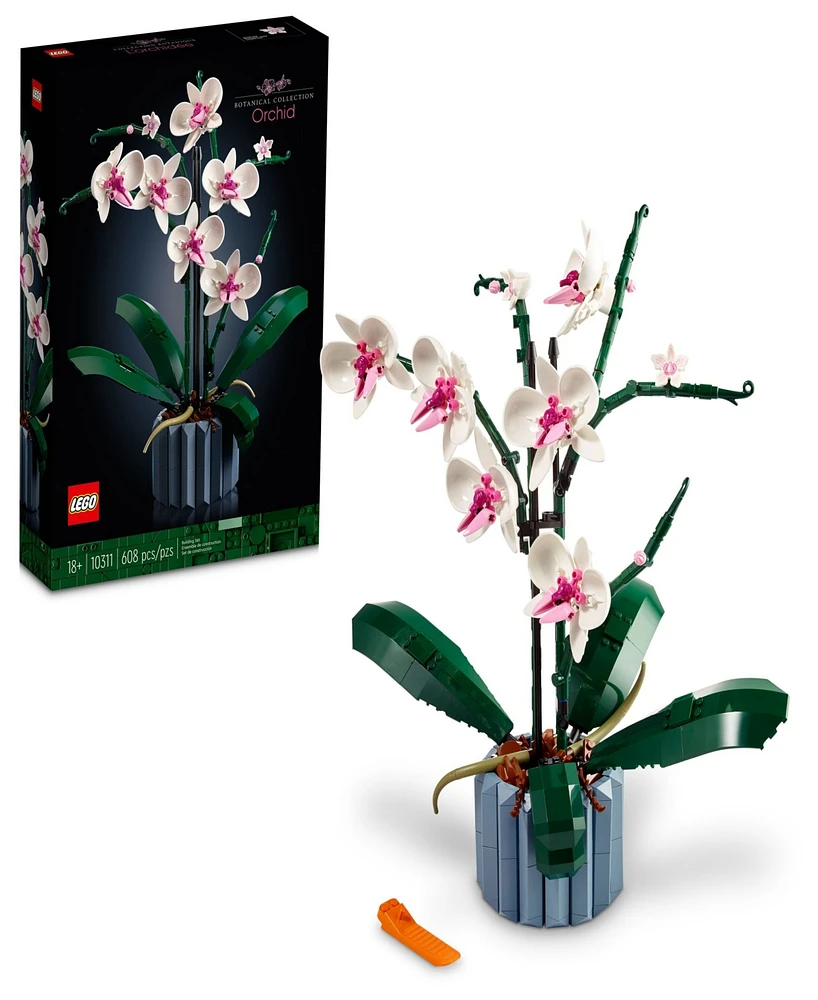 Lego Icons 10311 Orchid Botanical House Plant Adult Toy Building Set