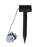Glitzhome 22' Set of 2 Solar String Light with 50 Led lights