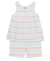 Little Me Baby Girls Stripe Knit Play Set