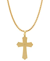 Steeltime Men's Our Father Lord's Prayer Cross Pendant