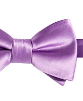 Tayion Collection Men's Purple & Gold Solid Bow Tie